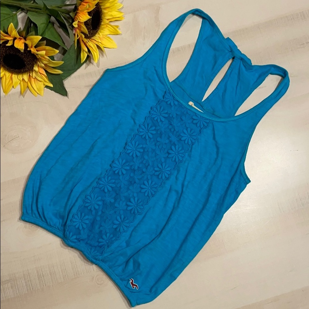 Hollister Bow Back Tank Top Size Large